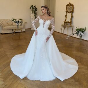 Rochie de mireasa 2 in 1 Madelaine (6)